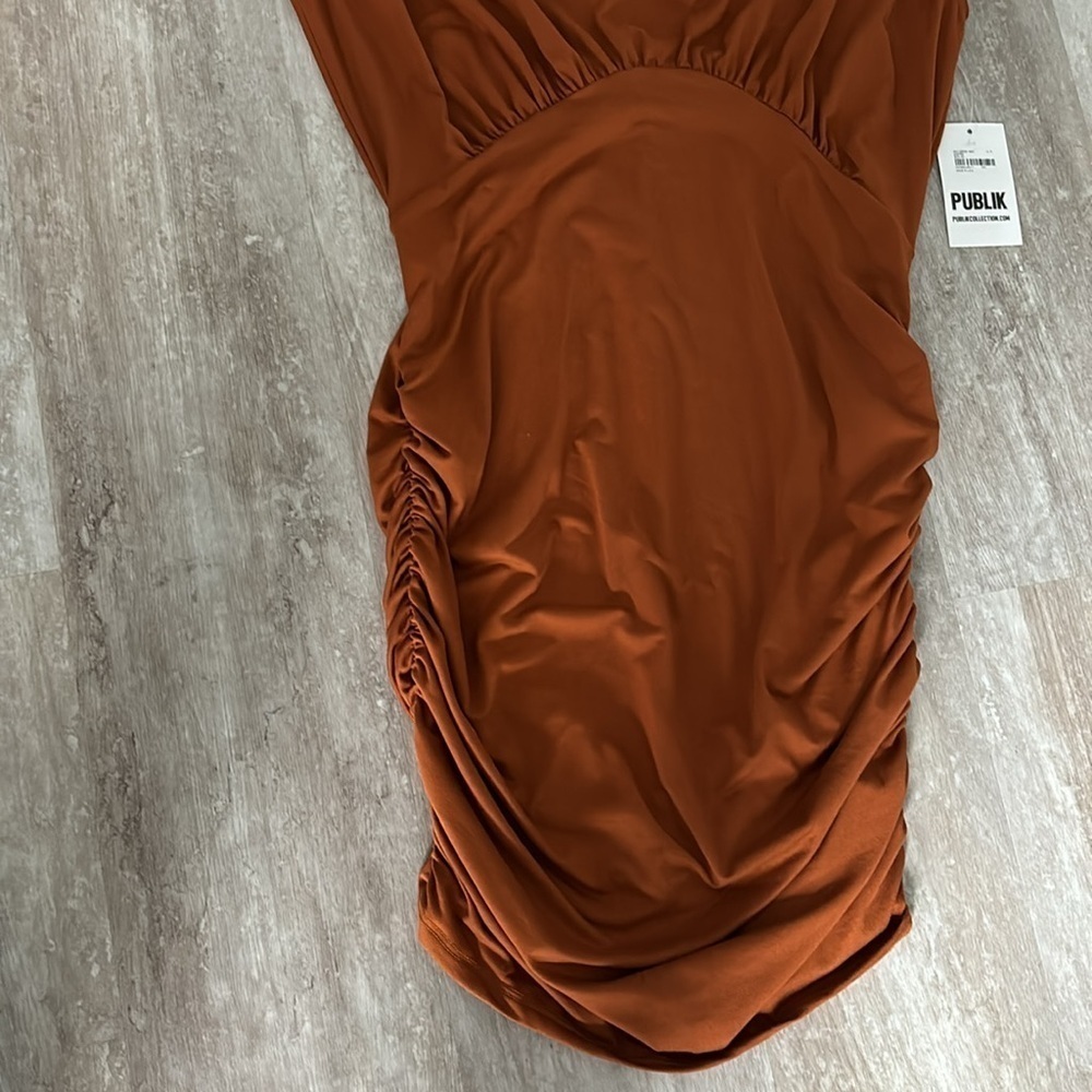 Ruched mini dress - Picture 3 of 5